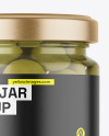 Clear Glass Jar with Olives Mockup Clear Glass Jar with Olives Mockup