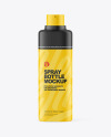 Matte Spray Bottle Mockup