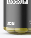 Clear Glass Jar with Capers Mockup Clear Glass Jar with Capers Mockup
