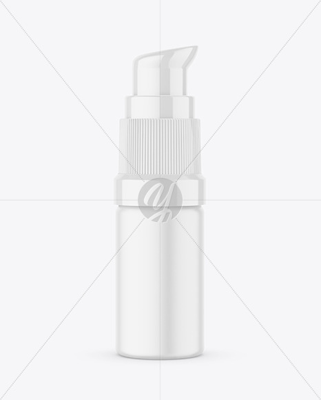 Matte Bottle with Pump Mockup