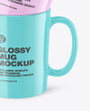 Glossy Mug Mockup