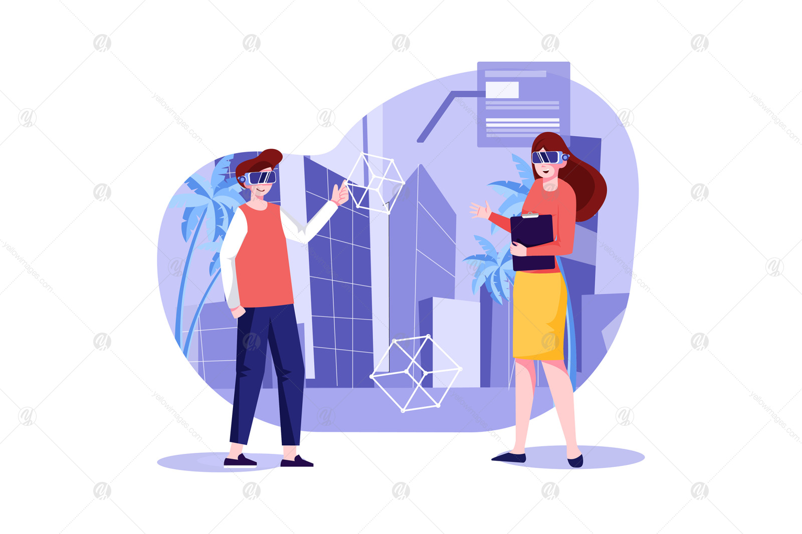 M408_Metaverse Illustration Pack M408_Metaverse Illustration Pack