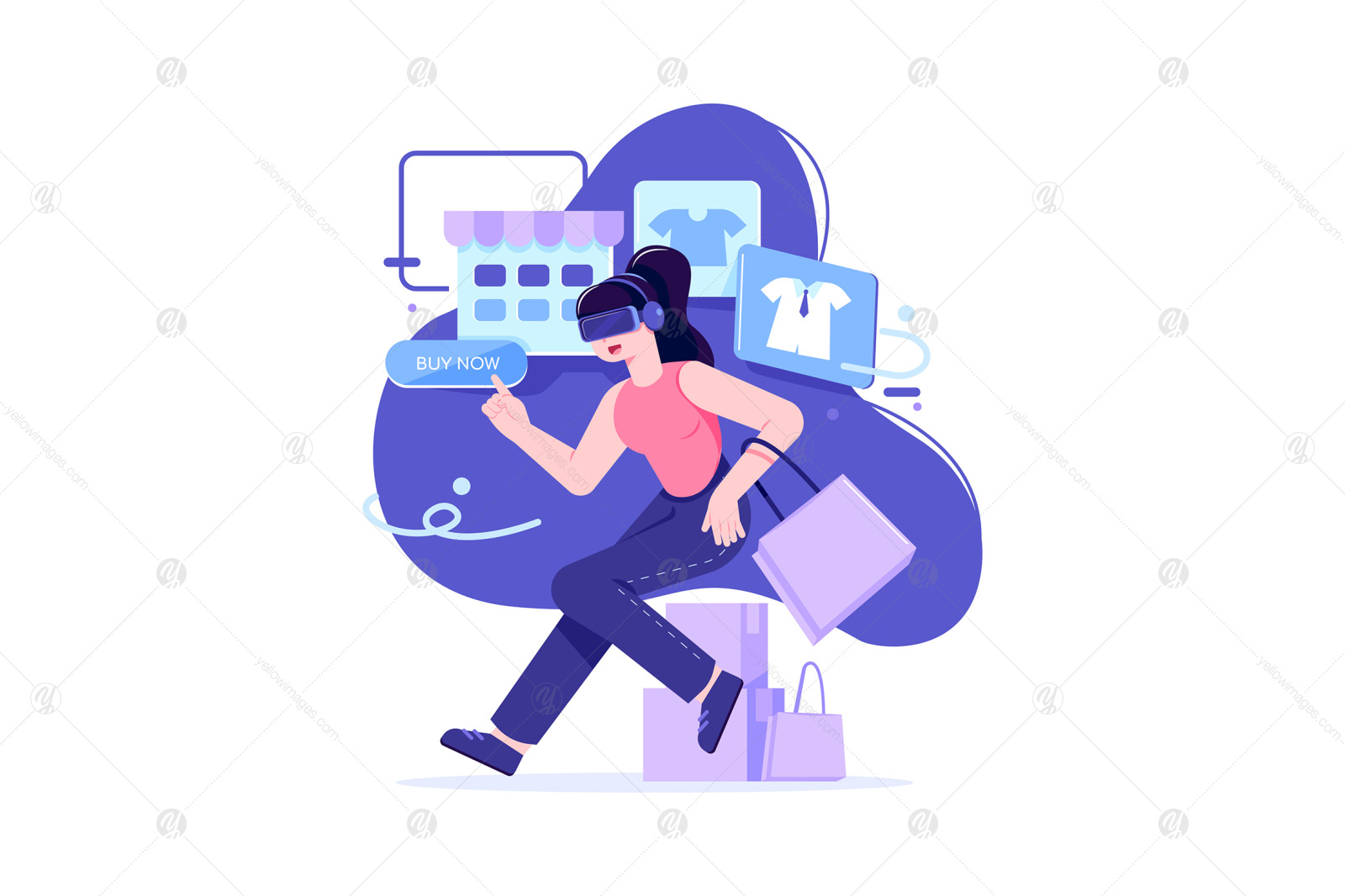 M425_Virtual Reality Illustration Pack M425_Virtual Reality Illustration Pack