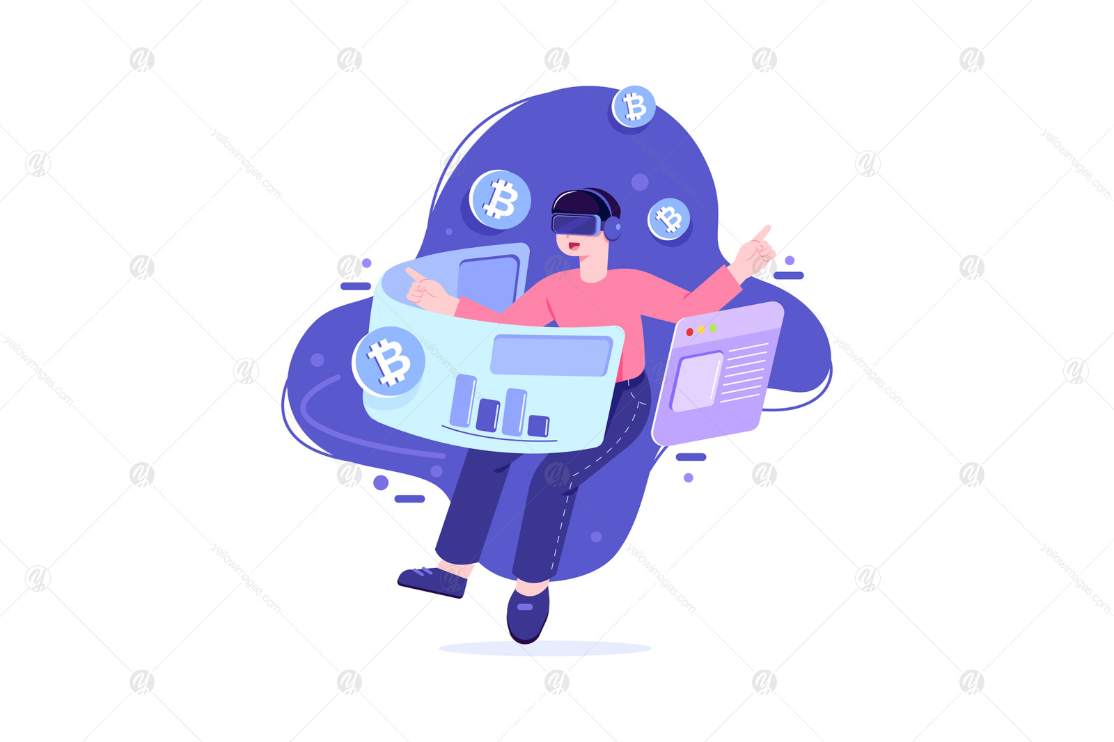 M425_Virtual Reality Illustration Pack M425_Virtual Reality Illustration Pack