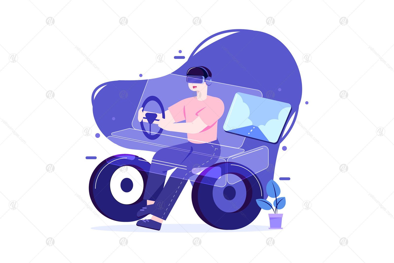 M425_Virtual Reality Illustration Pack M425_Virtual Reality Illustration Pack