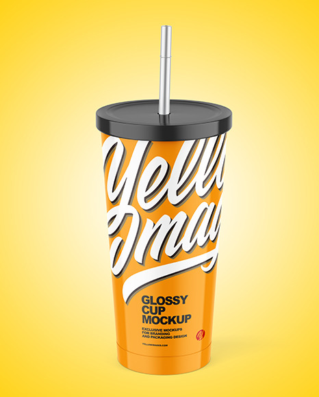 Glossy Cup Mockup