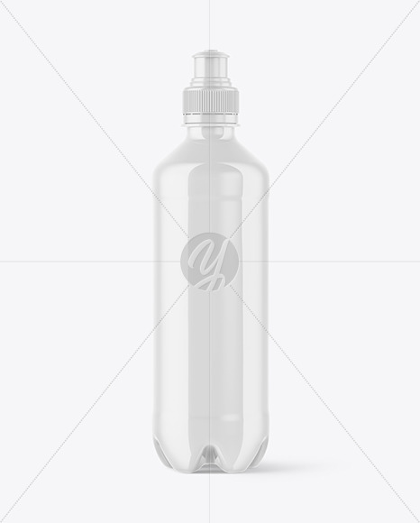 500ml Glossy PET Bottle Mockup