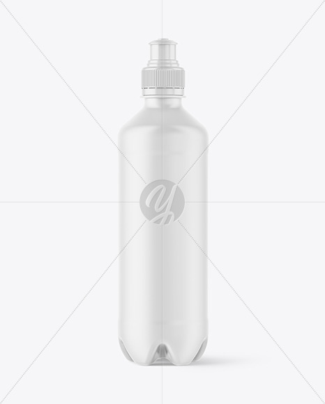 500ml Matte PET Bottle Mockup