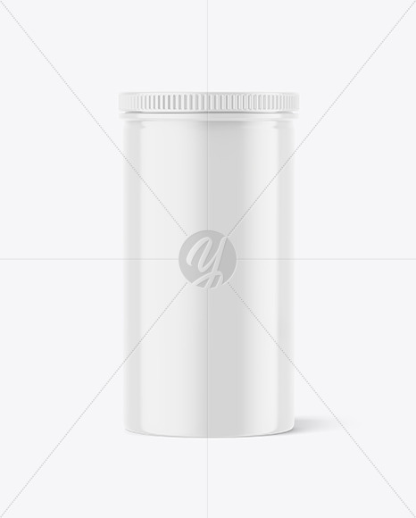 Glossy Jar Mockup