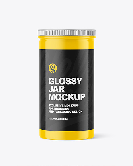 Glossy Jar Mockup