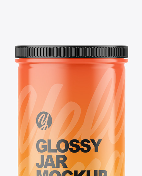 Glossy Jar Mockup
