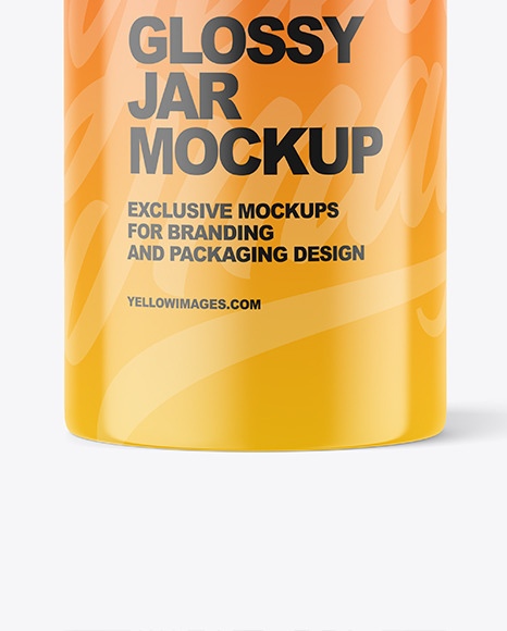 Glossy Jar Mockup