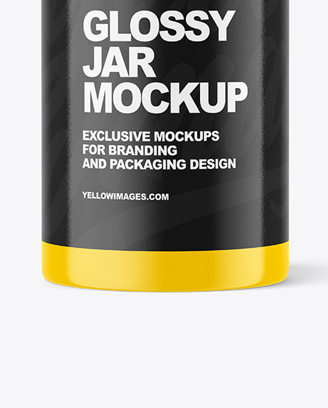 Glossy Jar Mockup