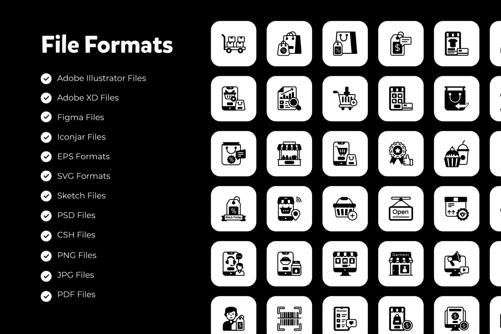 100 Shopping and Retail Icons 100 Shopping and Retail Icons