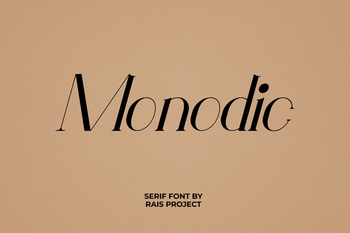 Monodic Serif Font Monodic Serif Font