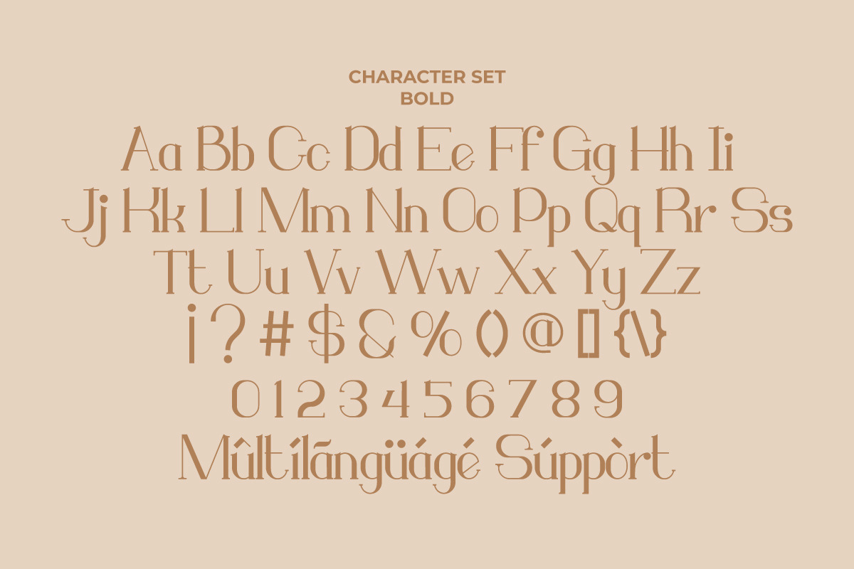 Monodic Serif Font