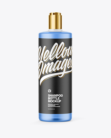 Matte Shampoo Bottle Mockup