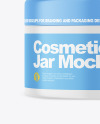 Matte Cosmetic Jar Mockup