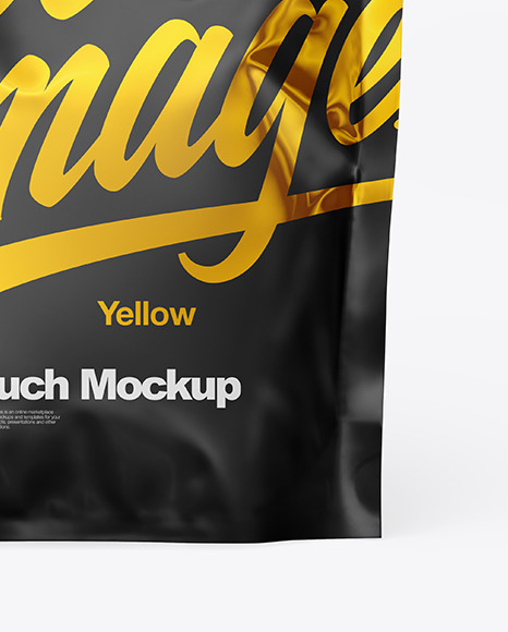 Matte Pouch Mockup