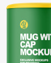 Matte Mug w/ Cap Mockup