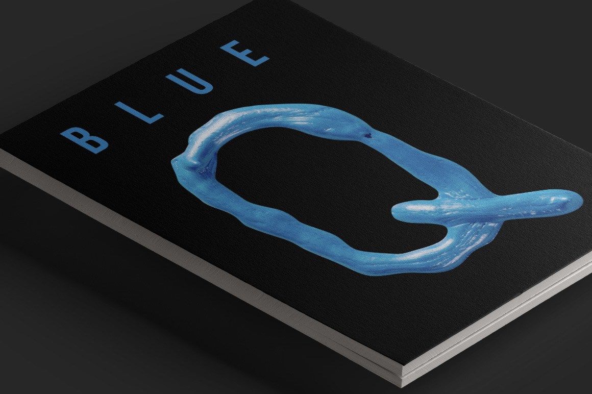 Oil Blue Font Oil Blue Font