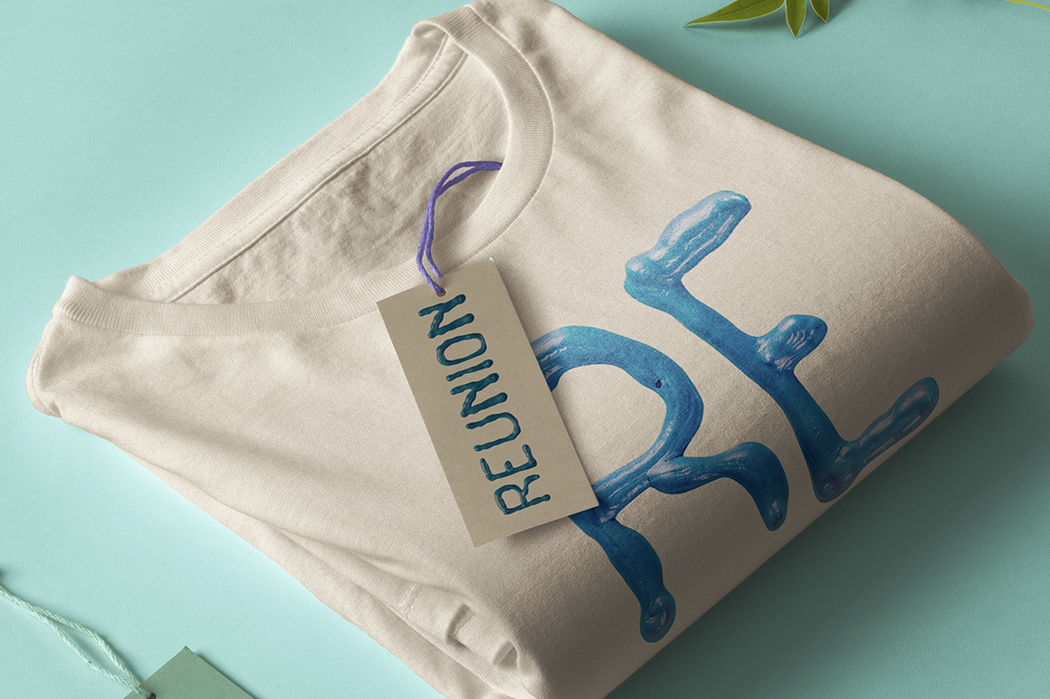 Oil Blue Font Oil Blue Font