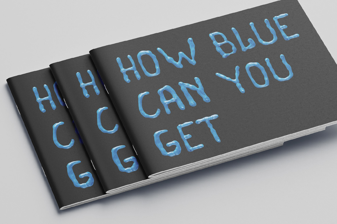 Oil Blue Font Oil Blue Font