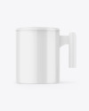 Glossy Mug w/ Cap Mockup