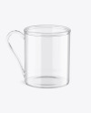 Clear Glass Coffee Cup Mockup