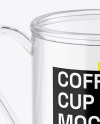 Clear Glass Coffee Cup Mockup