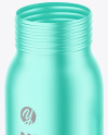 Opened Matte Metallic Nasal Spray Bottle Mockup