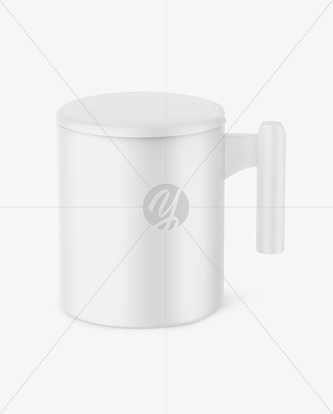 Matte Mug w/ Cap Mockup