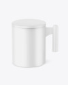 Matte Mug w/ Cap Mockup