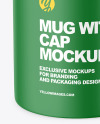 Matte Mug w/ Cap Mockup