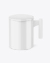 Glossy Mug w/ Cap Mockup