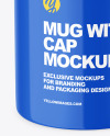 Glossy Mug w/ Cap Mockup