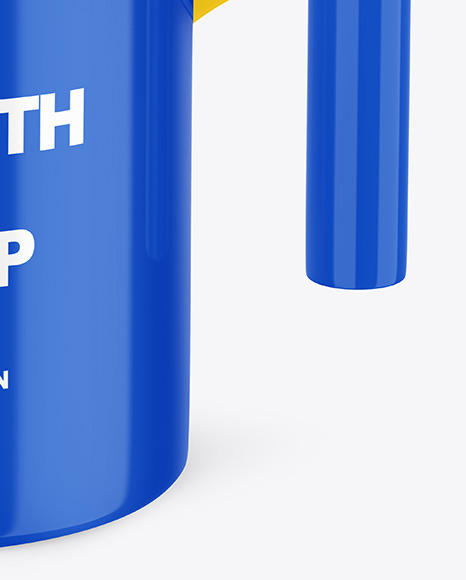 Glossy Mug w/ Cap Mockup