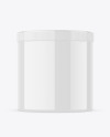 650ml Glossy Plastic Jar Mockup 650ml Glossy Plastic Jar Mockup