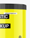 650ml Glossy Plastic Jar Mockup 650ml Glossy Plastic Jar Mockup