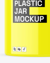 650ml Glossy Plastic Jar Mockup 650ml Glossy Plastic Jar Mockup
