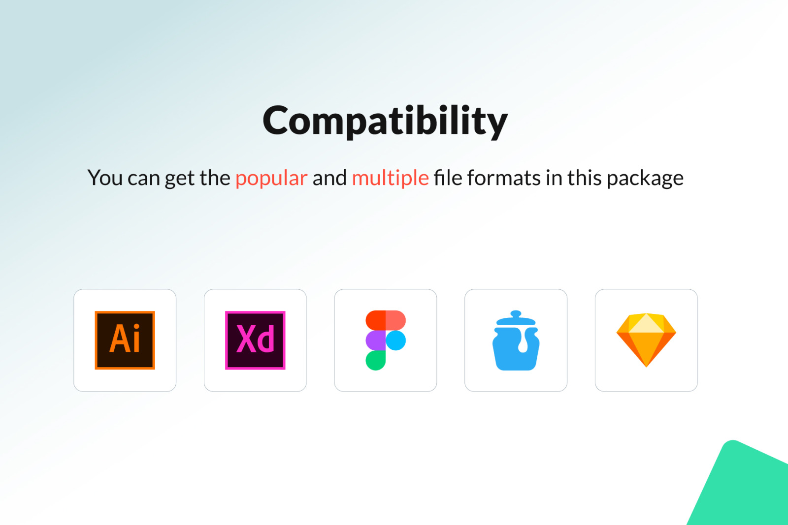 Set Of Ecommerce Flat Icons Pack