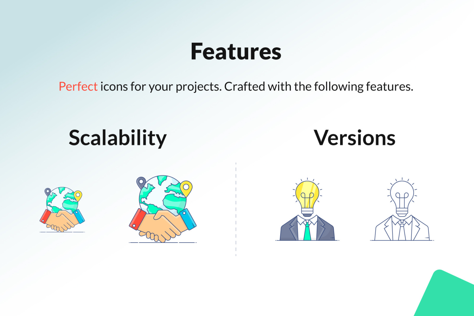 Business and Management Flat Icons Business and Management Flat Icons