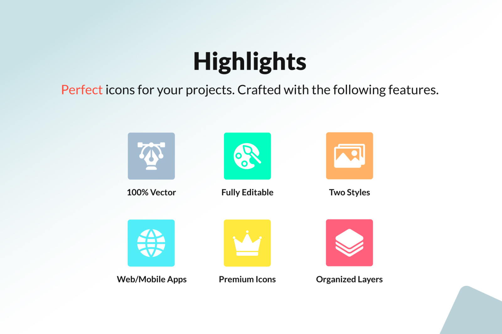 Business and Management Flat Icons Business and Management Flat Icons