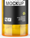 Yellow Pills Bottle Mockup