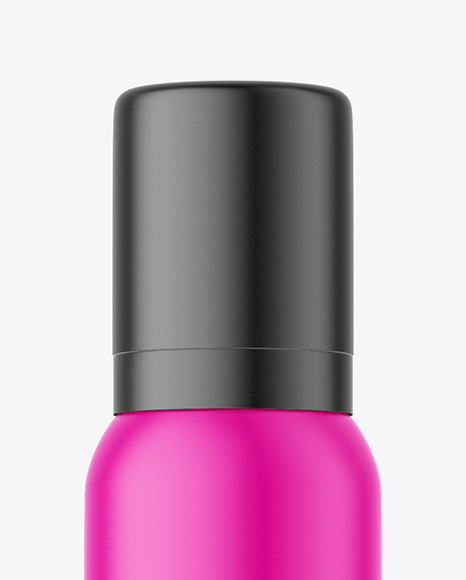 Matte Foam Bottle Mockup Matte Foam Bottle Mockup
