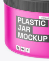 300ml Matte Plastic Jar Mockup