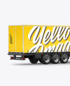 Truck Mockup - Back Half Side View