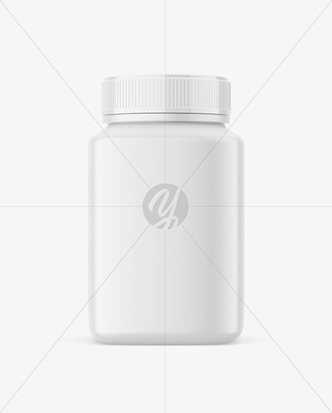 Matte Plastic Jar Mockup