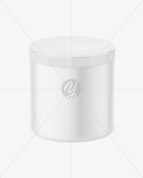 650ml Matte Plastic Jar Mockup 650ml Matte Plastic Jar Mockup
