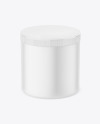 650ml Matte Plastic Jar Mockup 650ml Matte Plastic Jar Mockup